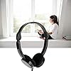 Vbestlife-Foldable-Wired-Over-Ear-HeadphonesStereo-Children-Music-Headphone-with-MicrophoneSupporting-for-Skype-CallsFor-TV-Cell-phone-Laptop-PCBlack Vbestlife Foldable Wired Over-Ear Headphones,Stereo Children Music Headphone with Microphone,Supporting for Skype Calls…