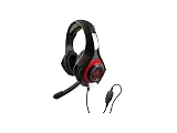 Nyko Core Universal Stereo Gaming Headset w/Retractable Microphone, Red LEDs & Soft Ear Cushions - Perfect for PS5, PS4, Xbox, PC & Nintendo Switch Gaming!