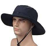 ISEYMI Wide Brim Caps Sun Block Collapsible Hats Fishing/Golf Hat Sombriolet Sun Hat UPF50+ For Men/Women