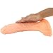 MLSice Curved Big Real Dildo Soft Dong Animal Large Penis Women Msturbate Erotic Sex Flirt Toy Realistic Penis Adult Gay Game Toys 10.24 Inch/26CM – Fleshthumb 4