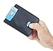 Casmonal Mens Leather Wallet Slim Front Pocket Wallet Billfold RFID Blocking (black Access)