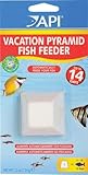 API VACATION PYRAMID FISH FEEDER 14-Day 1.2-Ounce Automatic Fish Feeder
