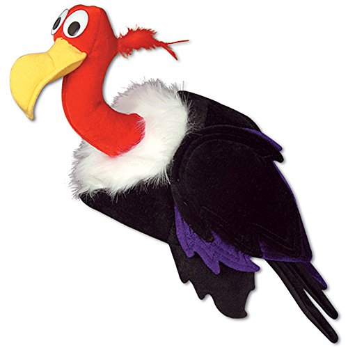 Deluxe Plush Vulture Buzzard Novelty Hat