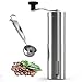 Manual Coffee Grinder, Coffee Grinders Burr Stainless Steel with Spoon