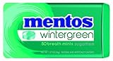 Mentos Sugar-Free Breath Mints, Wintergreen, 1.27 Ounce (Pack of 12)