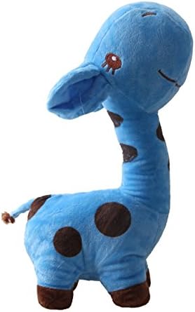 Baby Giraffe Soft Animal Toy in Blue