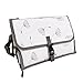 Diaper Clutch with Extra Long Waterproof Detachable Changing Pad for Baby Newborn Infant,Diaper Bag Foldable Mat & Built-in Head Cushion Portable Changing Station for Travel and Home … (White&Grey)