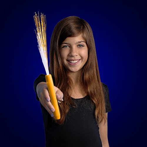 Orange Light Up Fiber Optic Stick Wand (Set of 12)