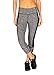 RBX Active Women's Strappy Braided Ankle Capris Black/Grey L