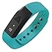 Juboury Universal Bluetooth Smart Activity Watch with Pedometer and Sleep Tracker (Green-Blue)