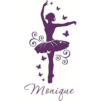 Amazon.com: Personalized Ballerina Ballet Dancer Wall ...
