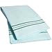 1500 Supreme Collection 2 Pack Bed Pillow Cases - Luxury Embroidered Premium Softness and Wrinkle Resistant Breathable Additional Pillowcases For Bed Sheets - 12 Colors - Standard, light blue