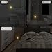 DORESshop Motion Sensor Night Light, Plug-in LED PIR Sensor Nightlight, Soft White 3000K, Auto on/off Wireless Wall Light for Bedroom, Hallway, Step, and Stairs, Energy Efficient, 4Pack …