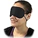OptiSex Satin Luxe Double Strap Blindfold Eye Mask, Romantic Red