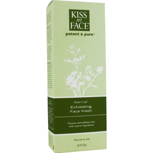 Kiss my face start up exfoliating face wash - 4 ounce