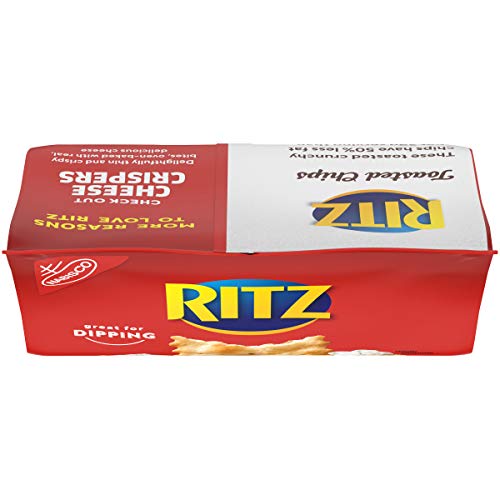 RITZ TOASTED CHIPS ORIGINAL CRACKERS, PARTY SNACKS, 8.1 OZ