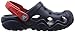 Crocs Kids' Swiftwater K Clog (Toddler/Little Kid), Navy/Flame, 2 M US Little Kid