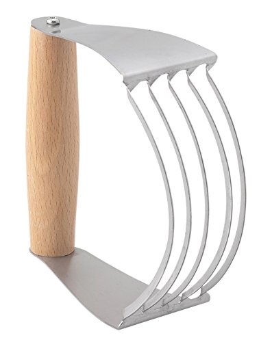 Mrs. Anderson's Pastry Cutter, Stainless Steel Blades with Wood Handle