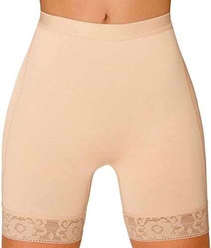 Covered underpants for butt enhancement thigh length with silicone lace REF:Q403