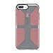 Speck Products 79242-B994 CandyShell Grip Cell Phone Case for iPhone 7 Plus - Nickel Grey/Warning Orange