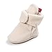 Newborn Cozie Fleece Bootie, Unisex Infant Toddler Slippers Crib Shoes Warm Boots Non Skid Bottom