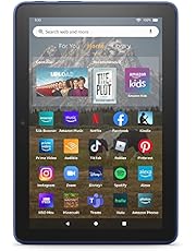 All-new Fire HD 8 tablet, 8” HD Display, 32 GB, 30% faster processor, designed for portable entertainment, (2022 release), Denim