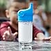 BBBiteme Baby Sippy Cup Lids - Spill Proof BPA Free Elephant Baby Universal Sipper Silicone Toddlers Sippy Lids Fit Any Cups(3 Replacement Silicone lids and 1 Stainless Steel Cup)