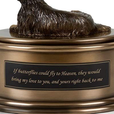 image for Perfect Memorials Custom Engraved Yorkshire Terrier Figurine Cremation