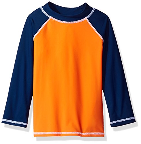 Flap Happy Boys' Upf 50+ Colorblock Rash Guard/Swim Top