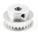 uxcell Aluminum Alloy XL 25 Teeth 10mm Pilot Bore Screwed Timing Pulley