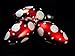 3ct Peppermint Twist Shatterproof Red Polka Dot Finial Christmas Ornaments