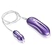 MOJOY Multi 10 Frequency Love Egg Vibrator, Mini Bullet Vibe Wired Massager Female Masturbator Vibration (Purple)