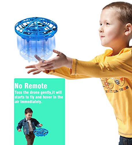 POWERbeast Drones for Kids,Flying Toys for Boys Gifts,Hand Operated Self Flying Drone for Beginner with Obstacle Avoidance,Auto Hover Flying Ball,Boys Toys - Thumbnail 2