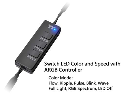 Thermaltake Water 3.0 ARGB Motherboard Sync Edition AMD/Intel LGA1200 Ready 240 All-in-One Liquid Cooling System 2X 120mm High Efficiency Radiator CPU Cooler CL-W233-PL12SW-A