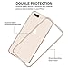RANVOO iPhone 8 Plus Bumper Case, iPhone 7 Plus Bumper Case, Premium Bumper Case Flexible Protective Aluminum TPU Hybrid Bumper Frame [Support Wireless Charging], Matte Gold [Armor]
