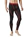 TSLA Men's Compression Pants Running Baselayer Cool Dry Sports Tights, Athletic(mup19) - Black & Red, Small