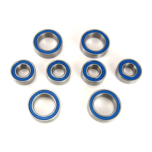 Losi TEN-SCTE, MT, SCBE Hub Carrier Bearings 6x12x4mm - 10x15x4mm Blue