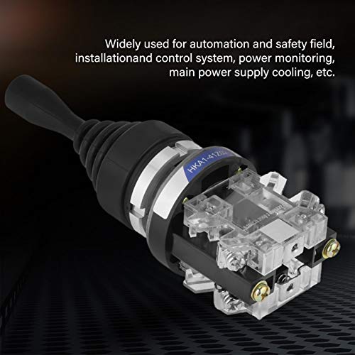 Joystick Bloccato 2NO, Interruttore a 2 Posizioni Interruttore a Joystick con Blocco a Chiave per XD2PA12 AC 3000V