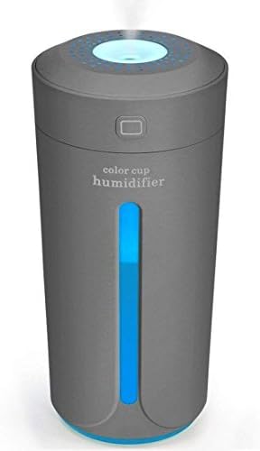 Aisuo Night Light Humidifier, Portable Mini Purifier with 7 Colors Led Light, Noise Cancelling & USB Powered, the Best Choice for Cars and Office.
