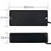 Kmise MI0161 Black 4 String Bass Guitar Soapbar Pickup Passive Bridge & Neck Pickup, 4 Wire