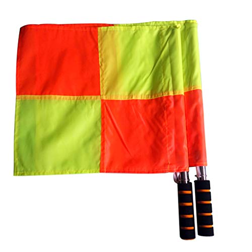 Xeminor Soccer Referee Flag Waterproof Referee Linesman Flag Signal Flag Football Match Competition Referee Equipment 1 Pcs