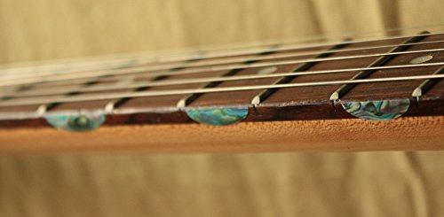 Fretboard Markers Inlay Sticker Decals for Guitar - Thumbnail/Half Moon - A-Mix