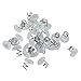 Bed N' Basics Upholstery Twisty Pins with Clear Heads - 100 Pack - Holds Bedskirts, Slip Covers, Drapes and Other Fabric and Materials Securely in Place - for Sewing and Home Decor
