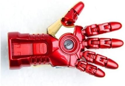 Fungee MARVEL AVENGERS USB FLASH DRIVE 16GB IRON MAN 3 MARK 42 HAND LED NEW(left or right hand shipping randomly）