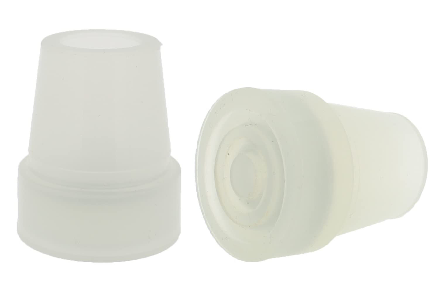 2Pcs: 19mm 3/4" Glow in the Dark Rubber Ferrules Tips or Feet for Walking Sticks & Canes - By Lifeswonderful