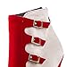 AIWEIYi Womens Patch Color Ankle Buckle Strap Platform High Heels Ankle Boots