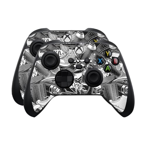 Glossy Glitter Skin Compatible with Microsoft Xbox Series X|S Controller (2 Pac…