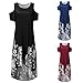 Womens Casual Long Dress 2020 New Round Neck Strapless Summer Solid Color/Print Shift Dresses by Mlidethumb 2