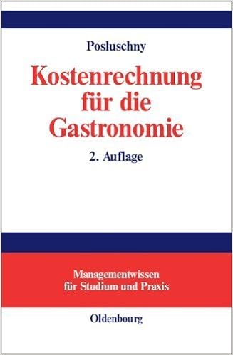Kostenrechnung Fur Die Gastronomie Mit Fallstudie Aus Der