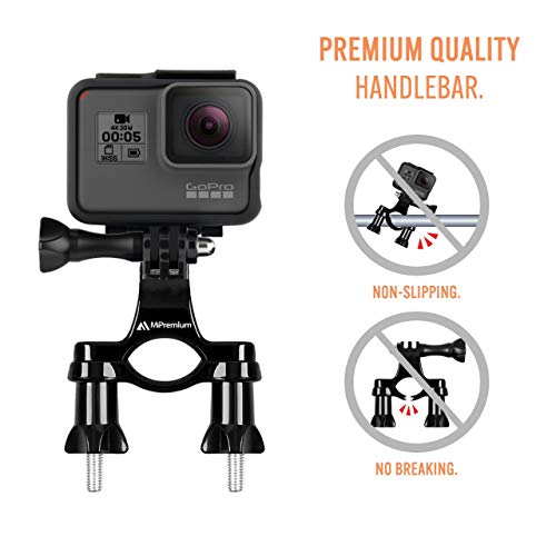 Bicycle Bike Handlebar Mount Adapter for GoPro Hero (2018) Fusion Session Black Silver 7 6 5 4 3 2 1 - //coolthings.us